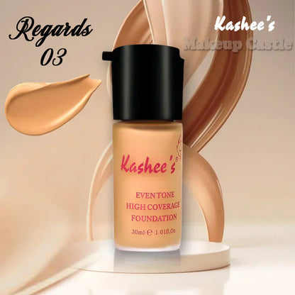 kashee's Liquid Foundation Eventone High Coverage 48  Hours Water Proof